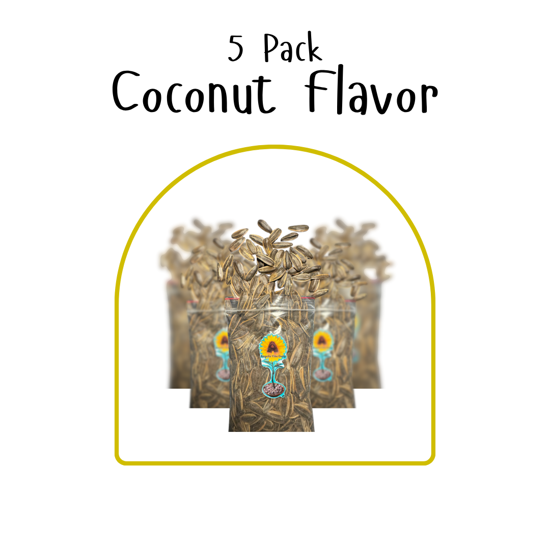 5-Pack CoConut Sunflower Seeds